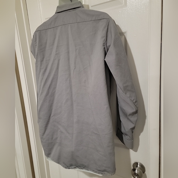 Steelguard FR Shirt Men's Regular Gray Button Up Westex Cat2 Size Medium - Picture 8 of 9